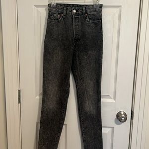 H&M ultra high waist mom jeans